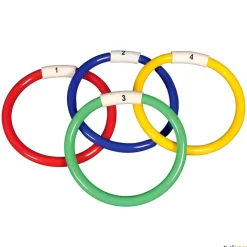Elk Sport Anillos de inmersión (4 unidades)| Juegos Sumergibles