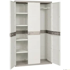 Armario de 3 puertas con estantes| Almacenaje