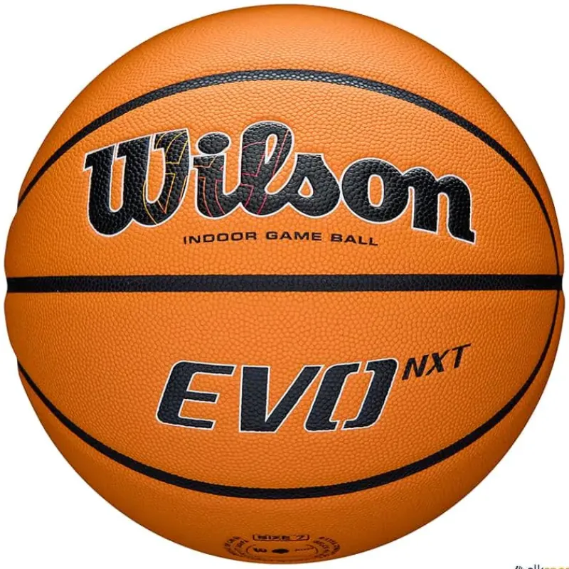 Wilson Balón baloncesto Evo NXT FIBA Game Ball FEB | Talla 7| Baloncesto|Baloncesto
