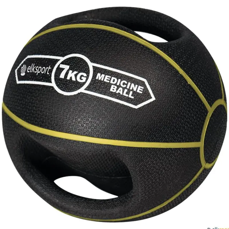 Elk Sport Balón medicinal con asas Premium| Balones Medicinales|Balones