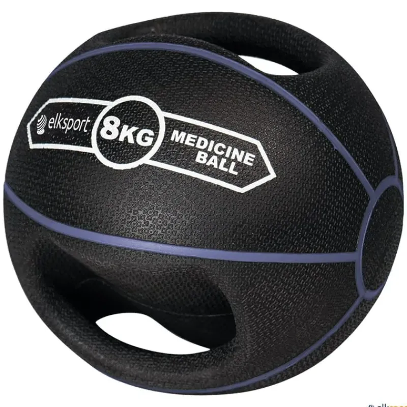 Elk Sport Balón medicinal con asas Premium| Balones Medicinales|Balones
