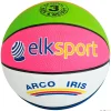 Elk Sport Nova Balón microbasket Nova arcoíris | Talla 3| Balones Iniciación Baloncesto|Baloncesto