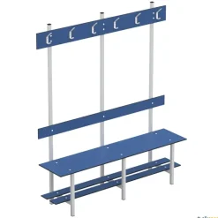 Banco fenólico con zapatero y perchero| Vestuario|Vestuario