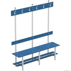 Banco fenólico con zapatero y perchero| Vestuario|Vestuario