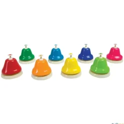 Campanitas musicales sin mango (8 unidades)| Música Y Actividades Expresivas|Instrumentos Musicales