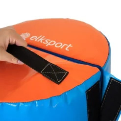 Elk Sport Cilindro en dos partes de espuma forrada cosida| Formas Geométricas De Espuma|Módulos Gimnásticos