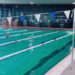 Cuerda banderines viraje de espalda (2 unidades)| Equipamiento Piscina|Señalización