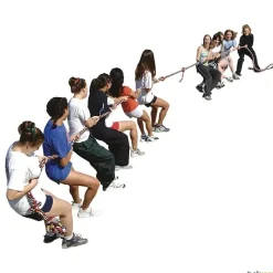 Elk Sport Cuerda de tracción de colores| Juegos Cooperativos|Juegos Cooperativos