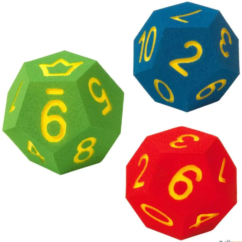 Volley Dado de espuma 12 caras| Lanzamiento Y Recepción|Dados De Espuma