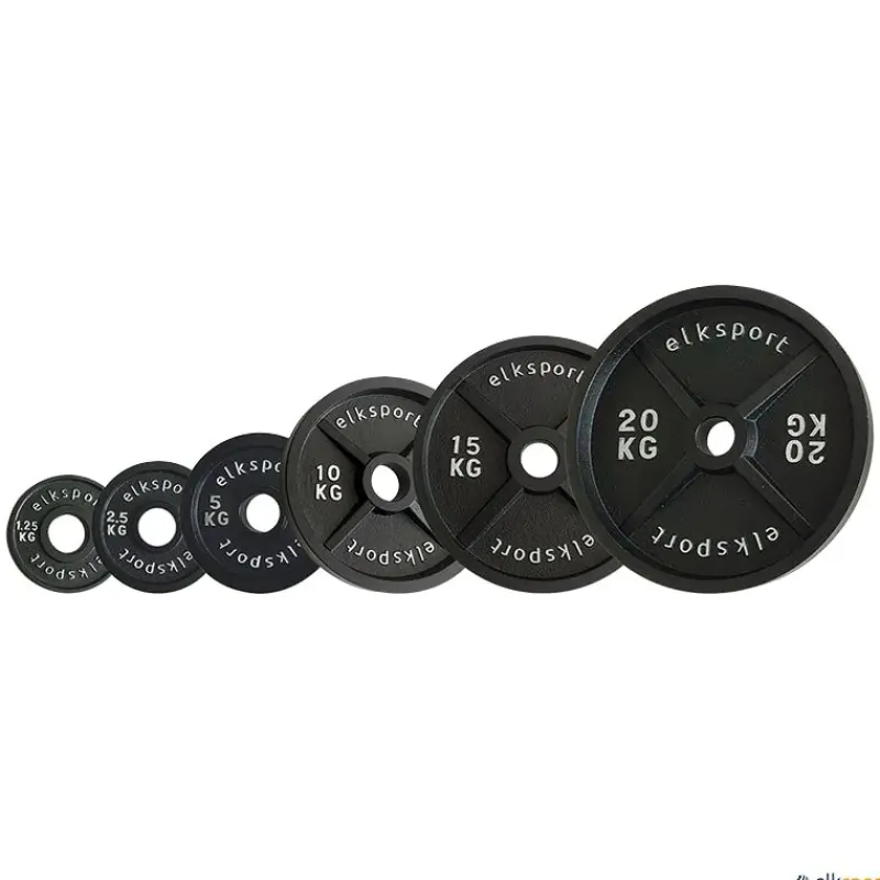 Elk Sport Disco olímpico de hierro| Discos|Fuerza