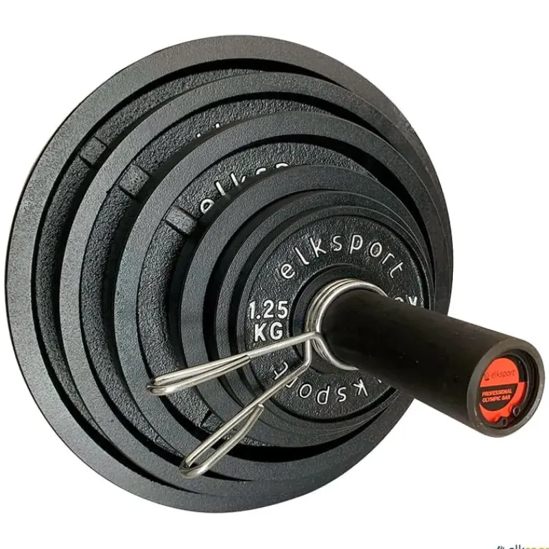 Elk Sport Disco olímpico de hierro| Discos|Fuerza