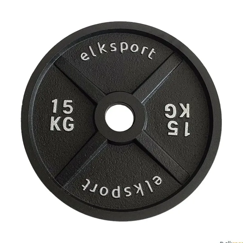 Elk Sport Disco olímpico de hierro| Discos|Fuerza