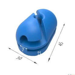 Gancho polipropileno doble entrada| Ganchos