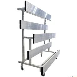 Grada móvil aluminio| Gradas|Equipamiento Piscina