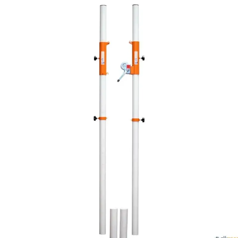 Elk Sport Juego 2 postes multideporte fijos hierro| Tenis|Bádminton