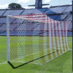 León de Oro Juego 2 redes fútbol 11 bicolor cajón hexagonal| Fútbol|Fútbol