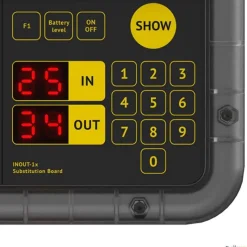 Favero Marcador cambio de jugador electrónico | 2 caras| Arbitraje Deportivo|Marcadores