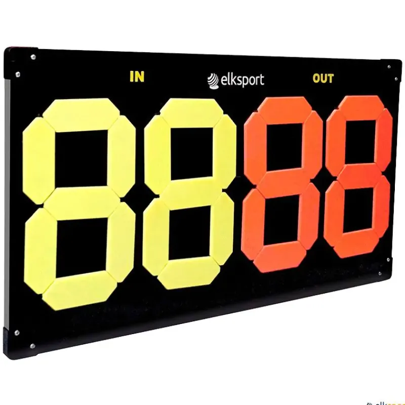 Elk Sport Marcador cambio de jugador reversible doble| Arbitraje Deportivo|Marcadores