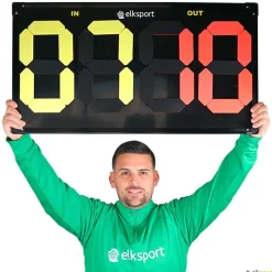 Elk Sport Marcador cambio de jugador reversible doble| Arbitraje Deportivo|Marcadores