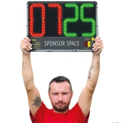 Favero Marcador cambio de jugador electrónico | 1 cara| Arbitraje Deportivo|Marcadores