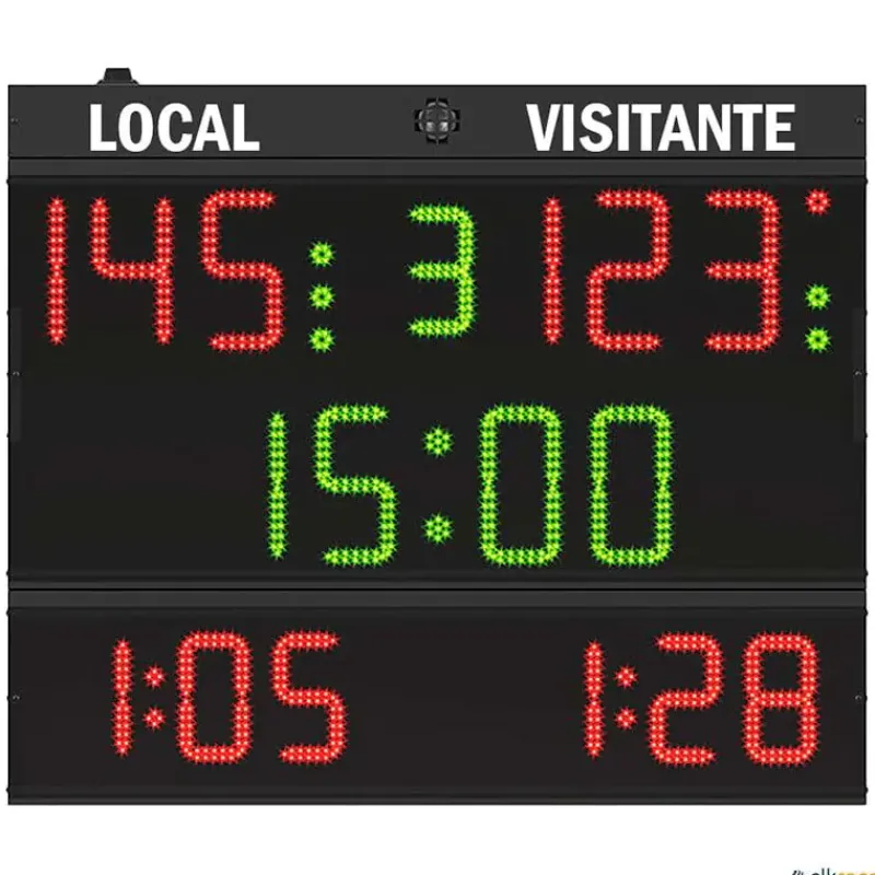 Favero Marcador polideportivo profesional| Marcadores|Baloncesto