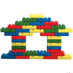 Italveneta Didattica Mega ladrillos (40 unidades)| Motricidad Fina|Arquitectura Infantil