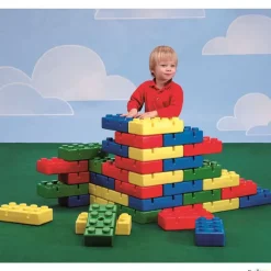 Italveneta Didattica Mega ladrillos (40 unidades)| Motricidad Fina|Arquitectura Infantil