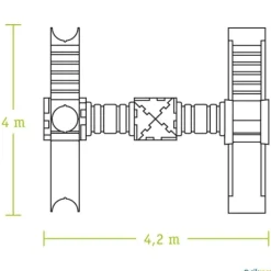 Italveneta Didattica Multijuego Cubic Toy H2000| Juegos Al Aire Libre|Juegos Al Aire Libre