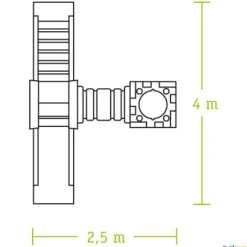 Italveneta Didattica Multijuego Cubic Toy L2000| Juegos Al Aire Libre|Juegos Al Aire Libre
