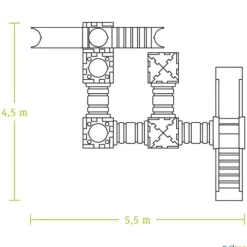 Italveneta Didattica Multijuego Cubic Toy M2000| Juegos Al Aire Libre|Juegos Al Aire Libre