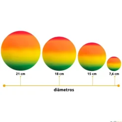Elk Sport Pelota arcoíris| Elementos De Lanzamiento|Polivalentes
