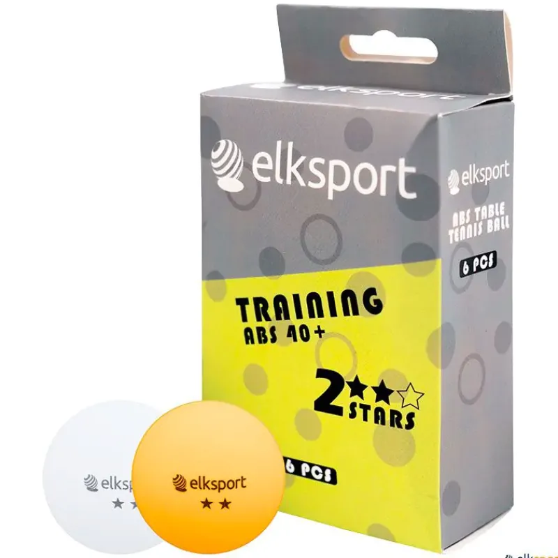 Elk Sport Pelotas tenis de mesa (6 unidades) | 2 Estrellas| Tenis De Mesa