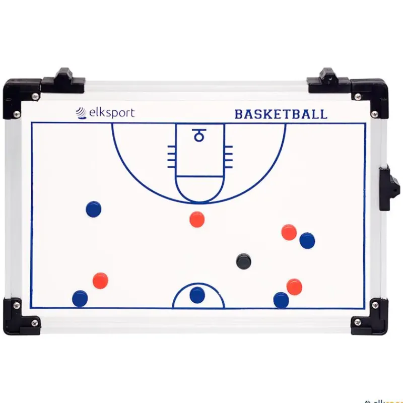 Elk Sport Pizarra magnética baloncesto | 45 x 30 cm| Pizarras Tácticas Deportivas|Baloncesto