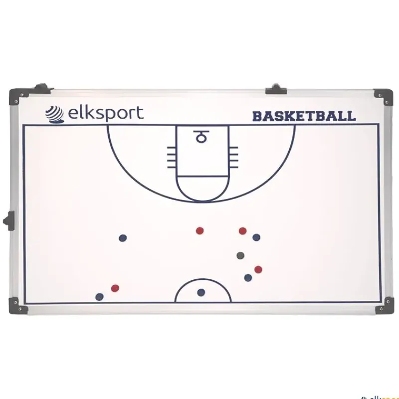 Elk Sport Pizarra magnética baloncesto | 90 x 60 cm| Pizarras Tácticas Deportivas|Baloncesto