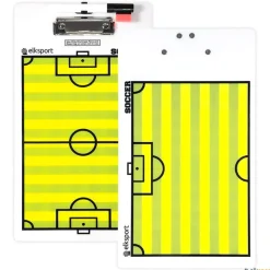 Elk Sport Pizarra táctica doble cara fútbol| Pizarras Tácticas Deportivas