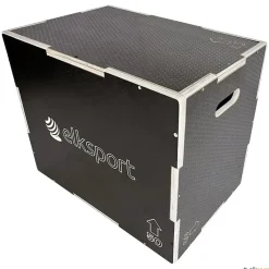 Elk Sport Plio Box de madera antideslizante| Pliometría|Plataformas De Salto