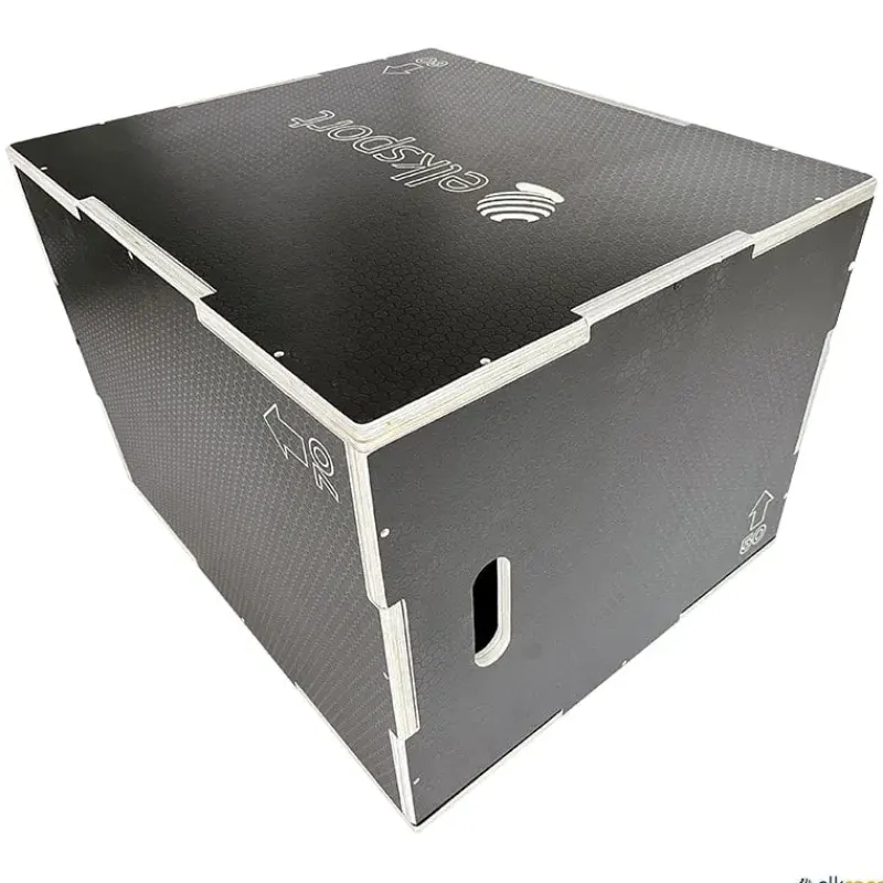 Elk Sport Plio Box de madera antideslizante| Pliometría|Plataformas De Salto