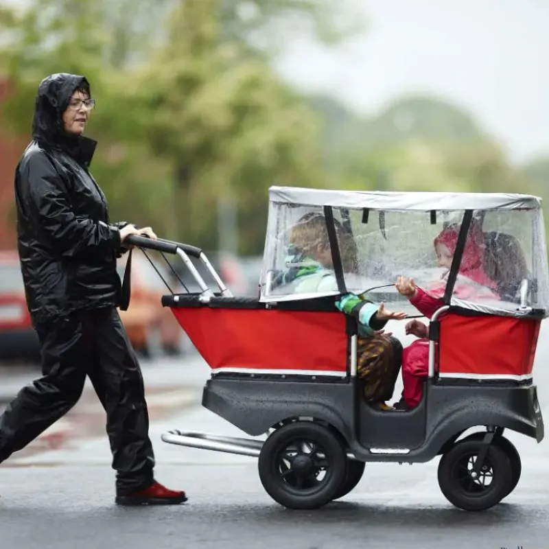 Winther Protector lluvia Turtle Kiddy Bus (4 plazas)| Triciclos|Triciclos Y Patinetes