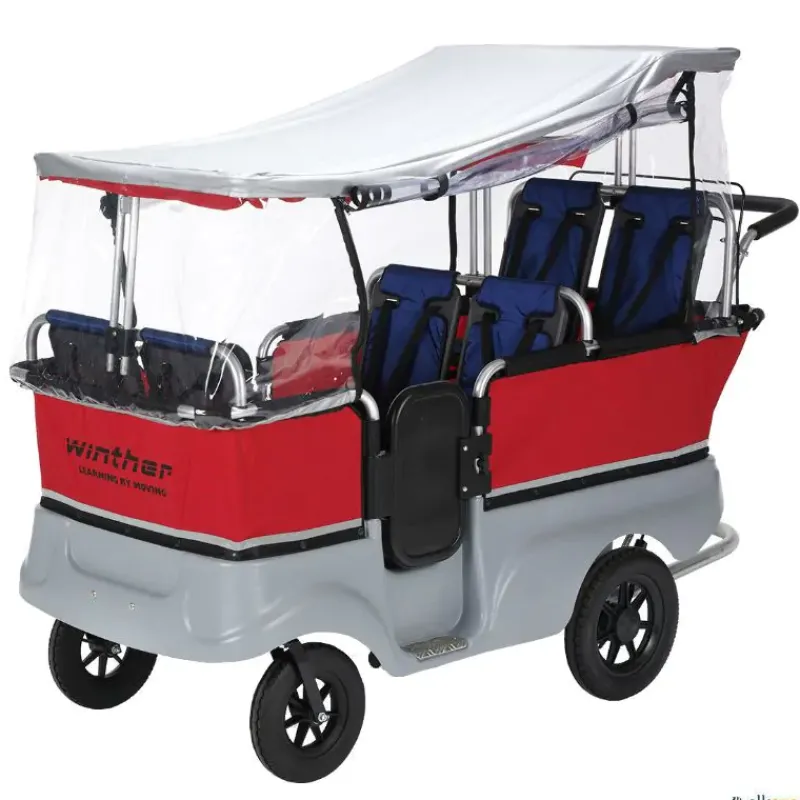 Winther Protector lluvia Turtle Kiddy Bus (6 plazas)| Triciclos|Triciclos Y Patinetes