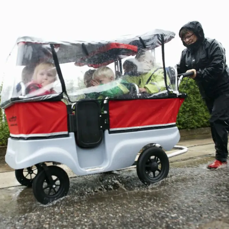 Winther Protector lluvia Turtle Kiddy Bus (6 plazas)| Triciclos|Triciclos Y Patinetes