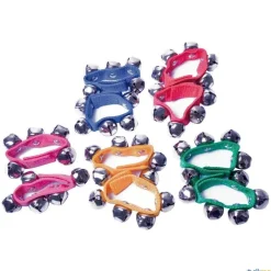 Pulseras de cascabeles (2 unidades)| Música Y Actividades Expresivas|Instrumentos Musicales