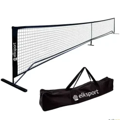 Elk Sport Red reglamentaria con ruedas, palas y pelotas pickleball| Pickleball