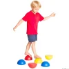 Gonge Semiesferas de equilibrio de plástico (6 unidades)| Psicomotricidad|Equilibrio