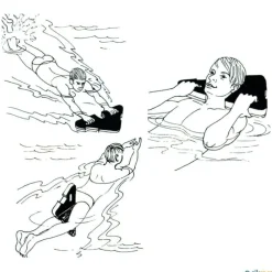 Elk plastazote Tabla triangular natación| Tablas|Natación