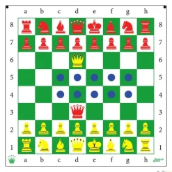 Tablero ajedrez demostración autoadhesivo| Juegos De Mesa|Ajedrez