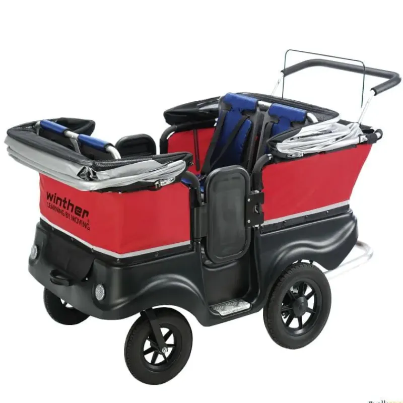 Winther Turtle Kiddy Bus Deluxe (4 plazas)| Triciclos|Triciclos Y Patinetes